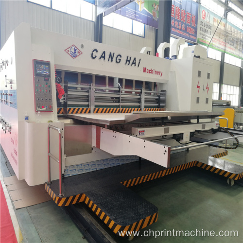 4 color printing rotary slotter die cutting